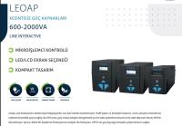 TESCOM LEO1000AP 1000VA 2x12V/7AH LINE INTERACTIVE UPS 900020312 - 1